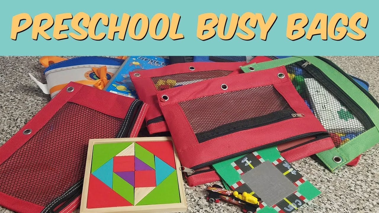 Preschool Busy Bags Jan 2018 - YouTube