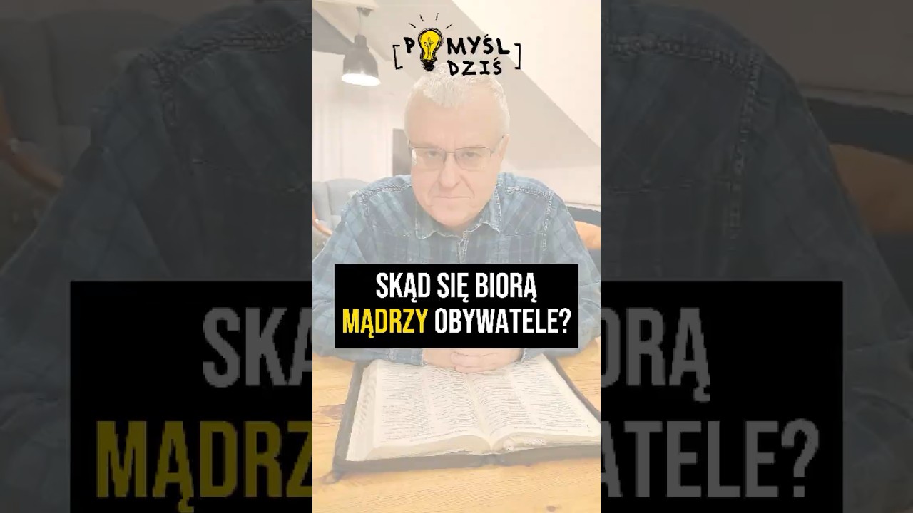 🟢 Skąd się biorą mądrzy obywatele? #PomyślDziś #2063 episode artwork