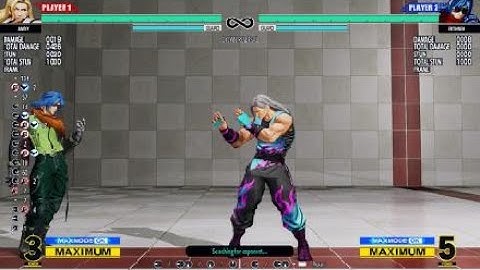 KOFXV ANDY SAFE JUMP SETUP AFTER LVL 2 CHOUREPPADAN