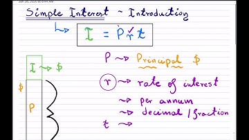 Simple Interest   Introduction