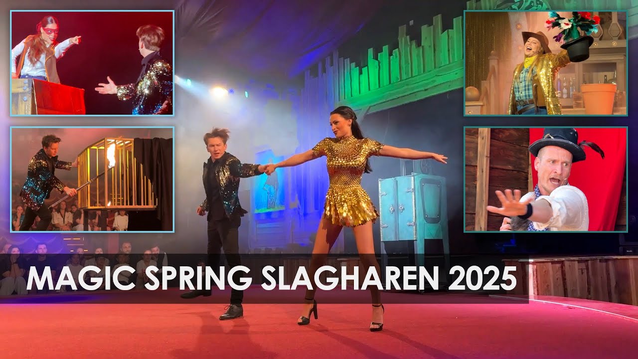 Magic Spring 2025 in Attractiepark Slagharen (Nigel Otermans, Street Magic, Randy & Rosie, Parade)