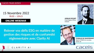 Relever vos défis ESG : gestion des risques et conformité réglementaire