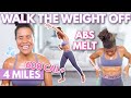 4 mile sweaty  intense belly fat walking workout