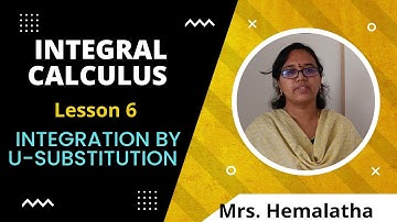 Integration using Substitution method | U Substitution | TN state board @AlexMaths @mythuvivek