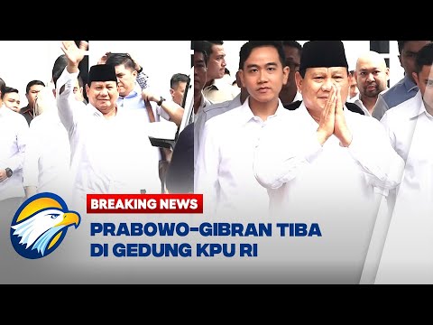 BREAKING NEWS - Prabowo-Gibran Tiba di KPU untuk Penetapan Presiden &amp; Wapres Terpilih