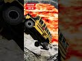 School Bus vs Giant Lava Pit – BeamNG.drive #beamng #shorts #beamngdrive #automobile #usa #brasil