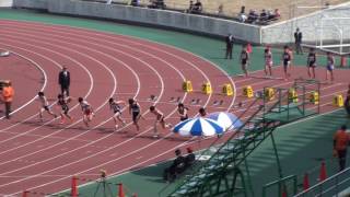 2017東部選手権　男子100m　準決勝2組