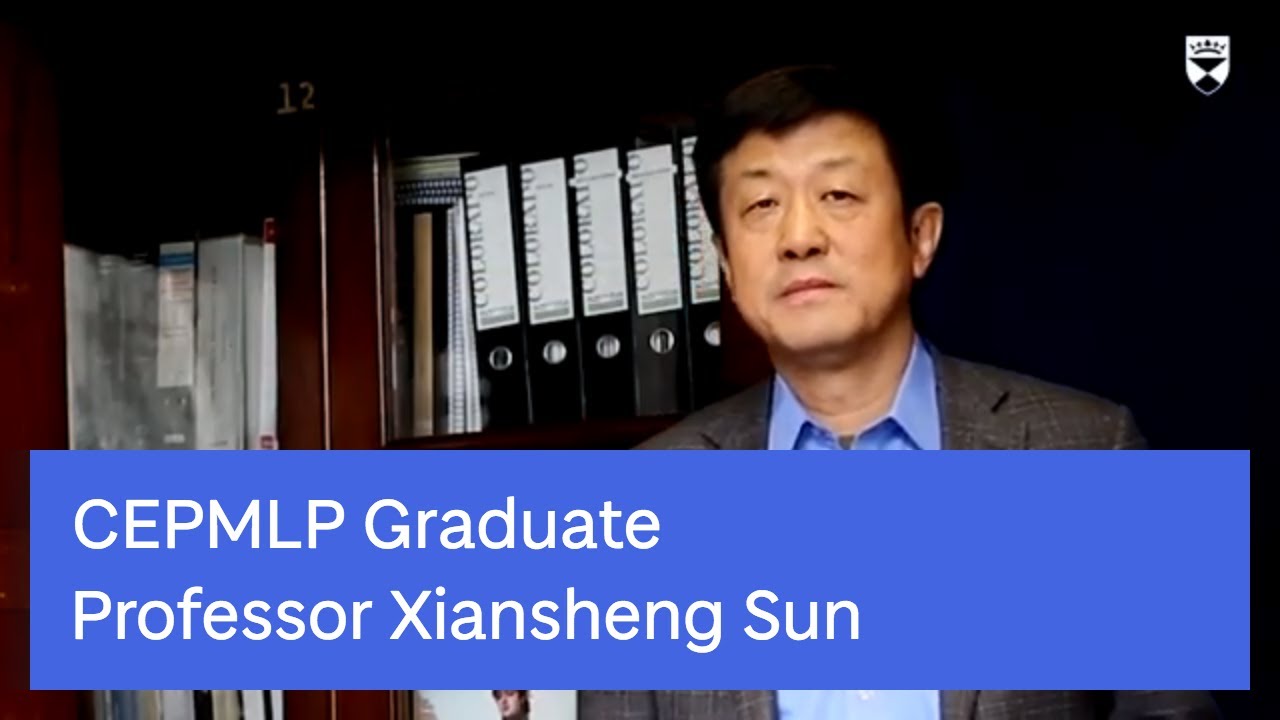 CEPMLP Graduate, Professor Xiansheng Sun speaks about Dundee - YouTube