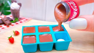 Satisfying Miniature Perfect Coca Cola Chocolate Dessert Recipe - Mini Yummy Dessert Decorating