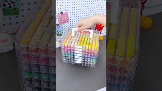 प्रोफेशनल मार्कर पेन 😍 Smooth Writing & Amazing Gradient Effect ✨ #shorts #stationery #yt