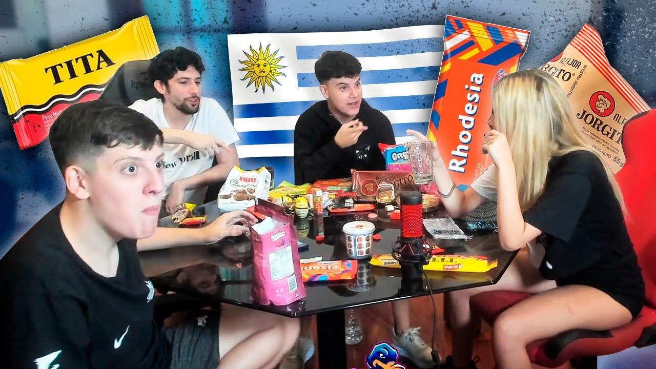 URUGUAYO Y SU NOVIA PRUEBAN GOLOSINAS ARGENTINAS