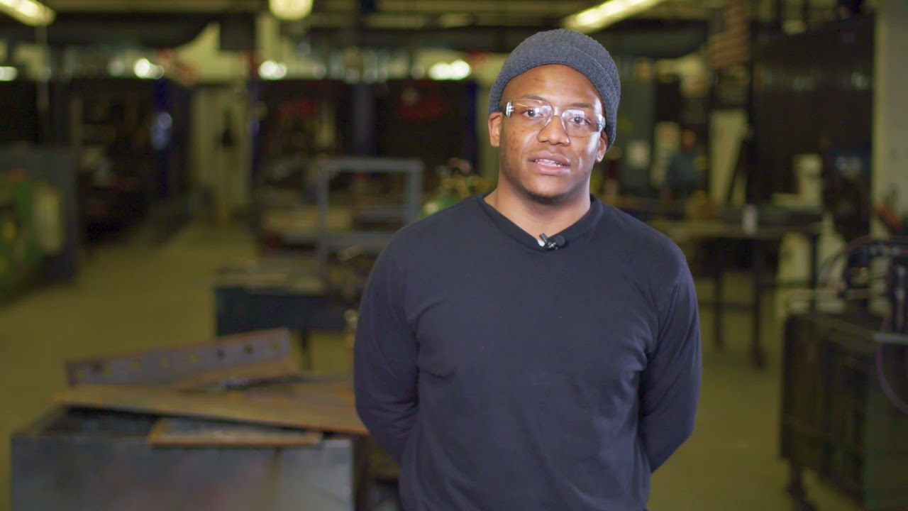 Hands-On College Experience | Advanced Manufacturing | CT State Community College Student, Jamal