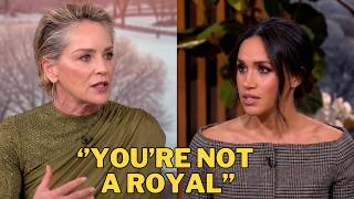 Sharon Stone HUMILIATES Meghan Markle On The View After Heated Clash