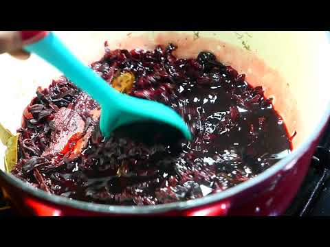 Sorrel (Roselle) or Hibiscus Concentrate/Syrup | Taste of Trini