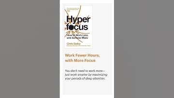 10 Things You Can Learn From...Hyper Focus #focus #intense #productivity #priorities #distraction