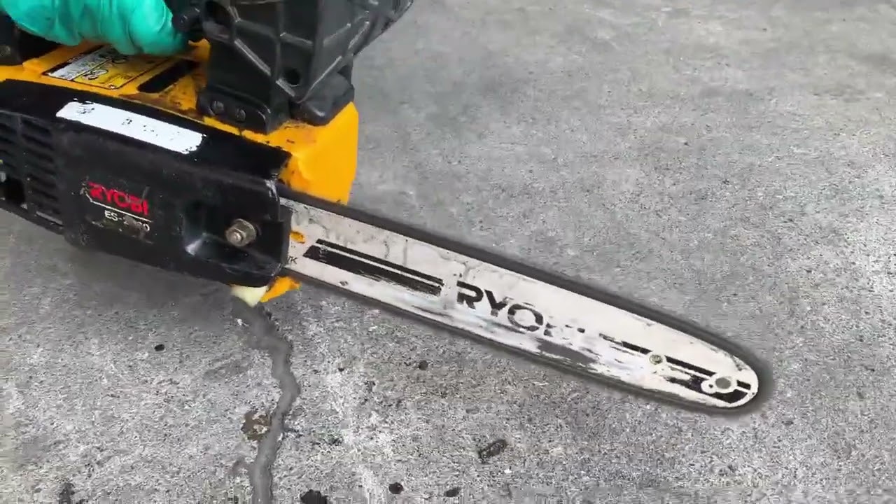 RYOBI/リョービ エンジンチェンソー ES-2930 簡易動作確認動画【工具一