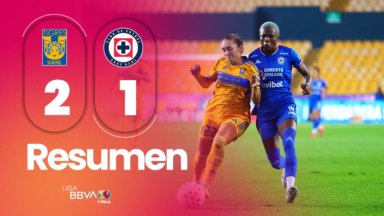 TIGRES 2-1 CRUZ AZUL | Tigres vence a la Máquina y se instala en la ...