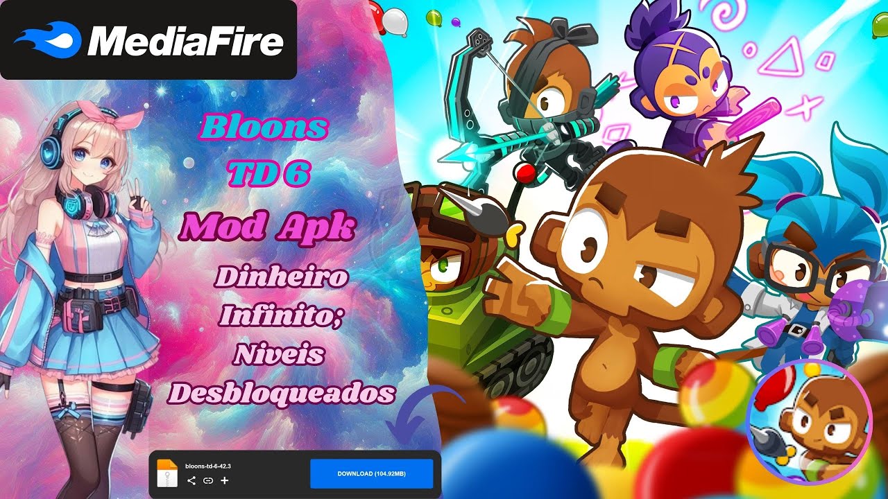 🎀 Atualizou! Bloons TD 6 v44.0 Mod Apk; Dinheiro Infinito