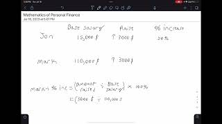 How to Calculate Percent Increase/Decrease | Mathematics of Personal Finance | L1