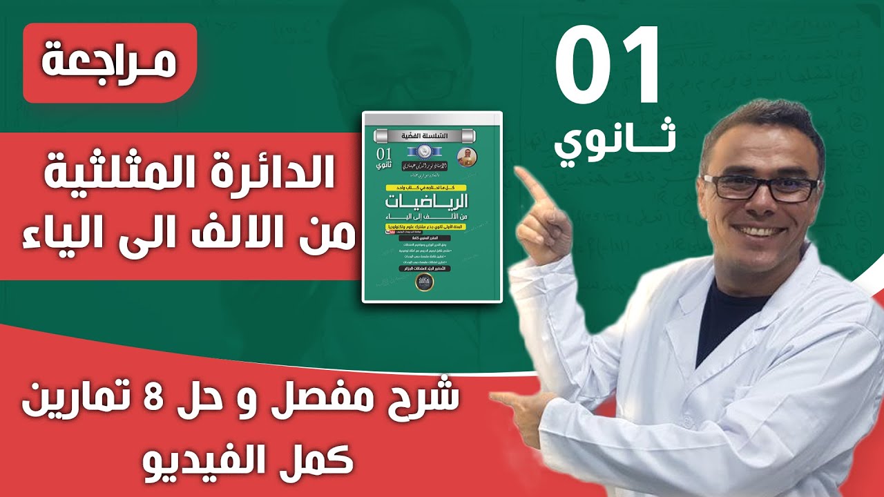 الدوال المرجعية للسنة الاولى ثانوي - تمرين تطبيقي رقم 05