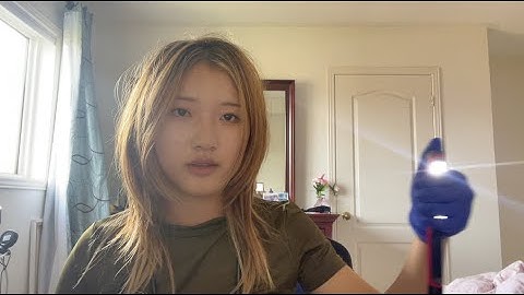 asmr fast cranial nerve exam (sharp or dull, face measuring, etc.)