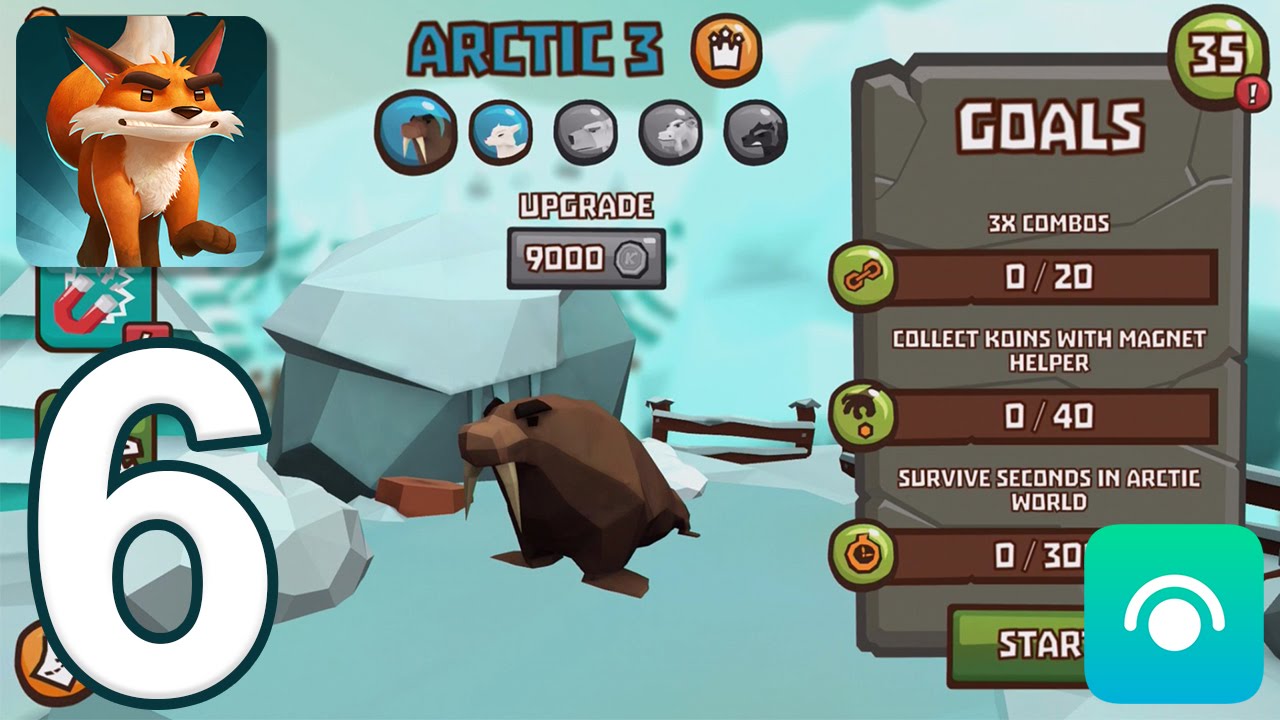 Crashing Season Gameplay Walkthrough Part 6 Arctic Levels 13 (iOS