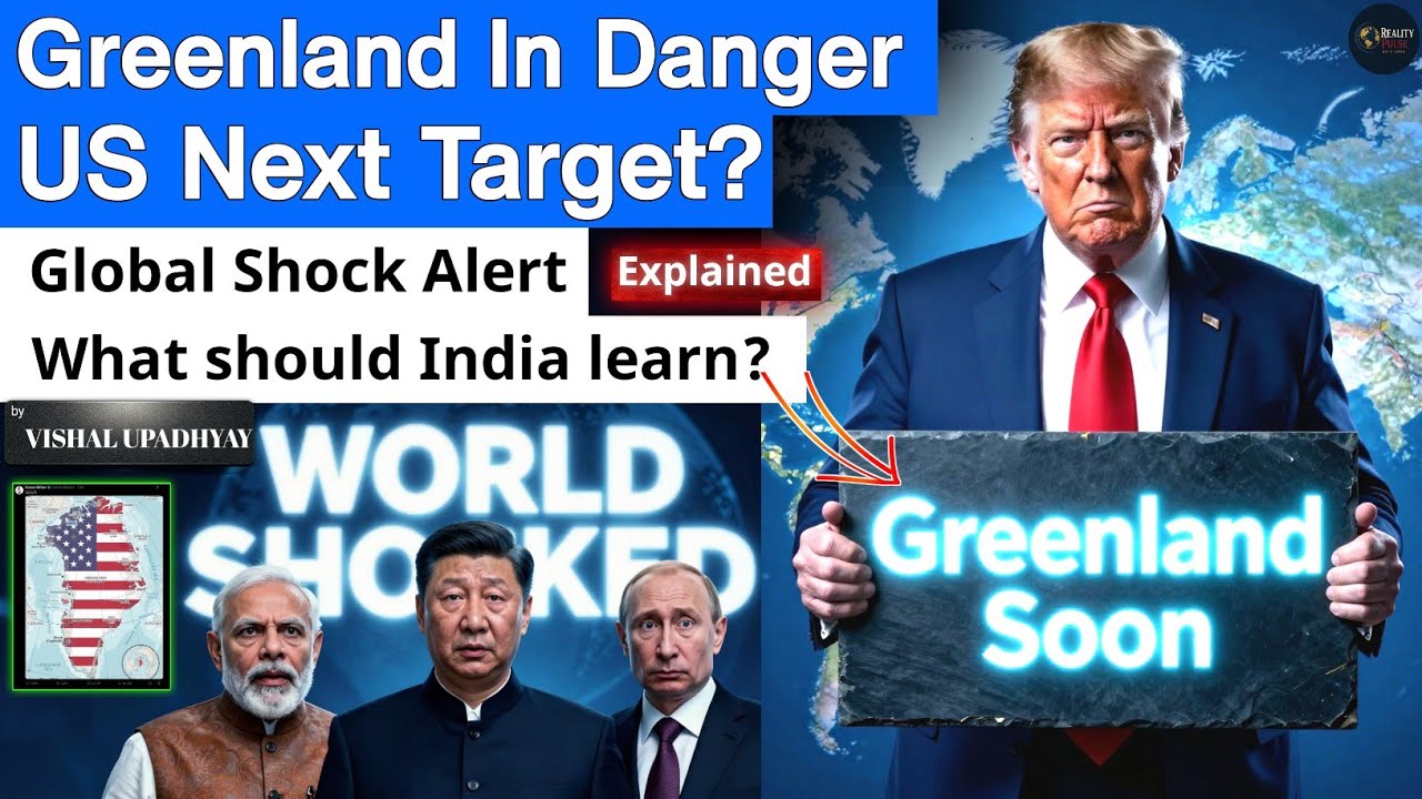 US WARNING TO GREENLAND! | AMERICA'S  DANGEROUS Arctic Plan | by VISHAL UPADHYAY |The Reality Pulse