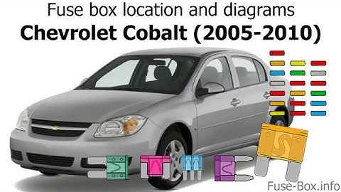 Fuse box location and diagrams: Chevrolet Cobalt (2005-2010)