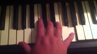 Video thumbnail of "Piano tutorial by Aarin Collett"