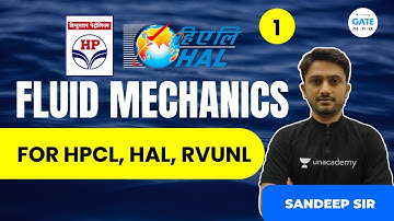 Fluid Mechanics  | #RVUNL #HAL #HPCL Exam Preparation| Sandeep Sir