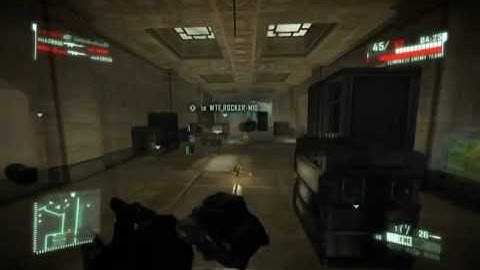 Crysis 2 Quick Glitch - Invisible Weapon With Visible Attachments