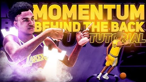NBA 2K21 MOMENTUM BEHIND THE BACK TUTORIAL W/ HANDCAM! BEST + FASTEST DRIBBLE MOVES IN 2K21!