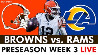 Browns Vs. Rams Live Streaming Scoreboard, Shedeur Sanders Watch Party Nfl Preseason Week 3