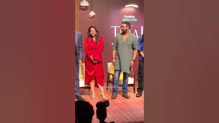 Ajay Devgn SURPRISE Entry at Wife Kajol's The Trail Trailer Launch #ajaydevgan #kajol #thetrail