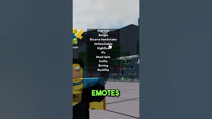 How to Get ALL EMOTES | Roblox The Strongest Battlegrounds #shorts