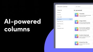 AI Columns: how to start using AI on your boards | monday.com tutorial
