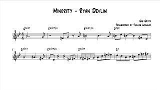 Minority - Ryan Devlin Bb Solo Transcription Instagram Reels