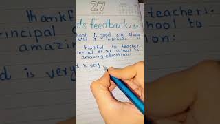 Parents Feedback For Teachers Feedback For School Results Ptm Feedback From Parents