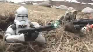 10th Clone down (stop-motion) star wars by xuande88