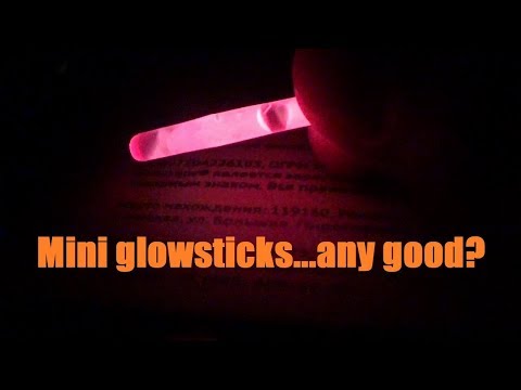 Are mini glowsticks any good?