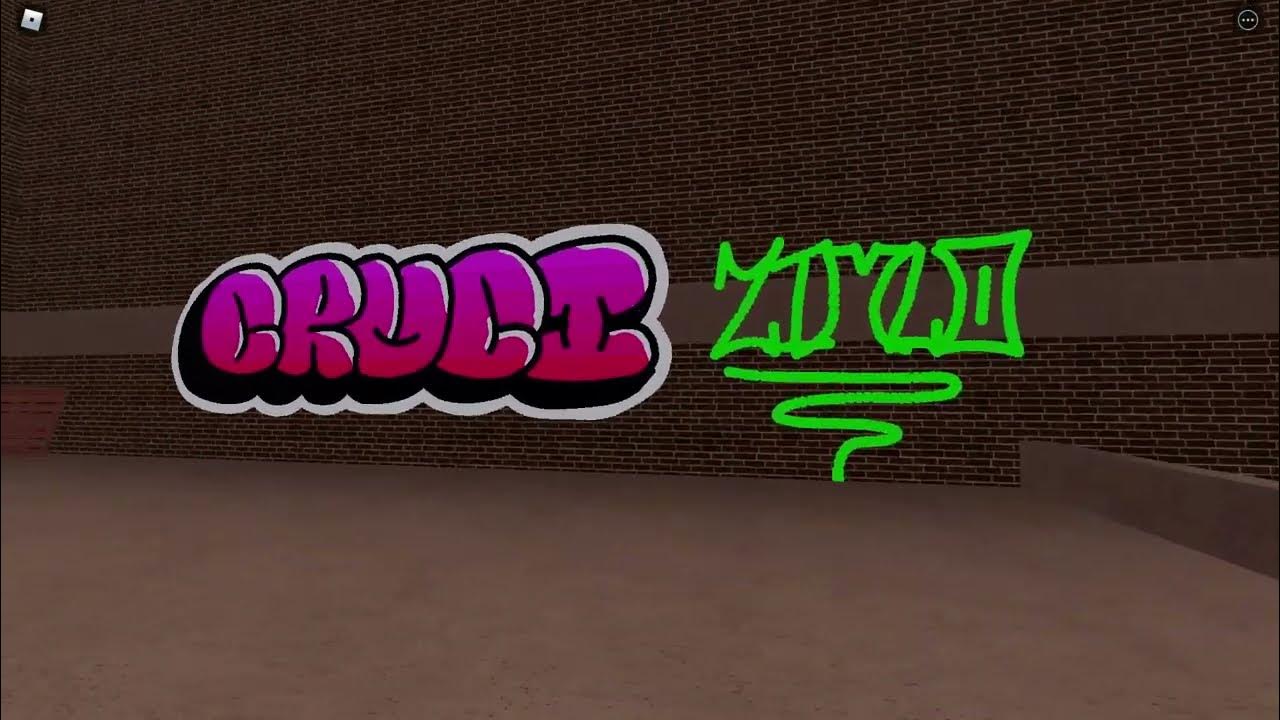 Roblox Grafitti Cruci throw | Roblox Spray Paint | - YouTube