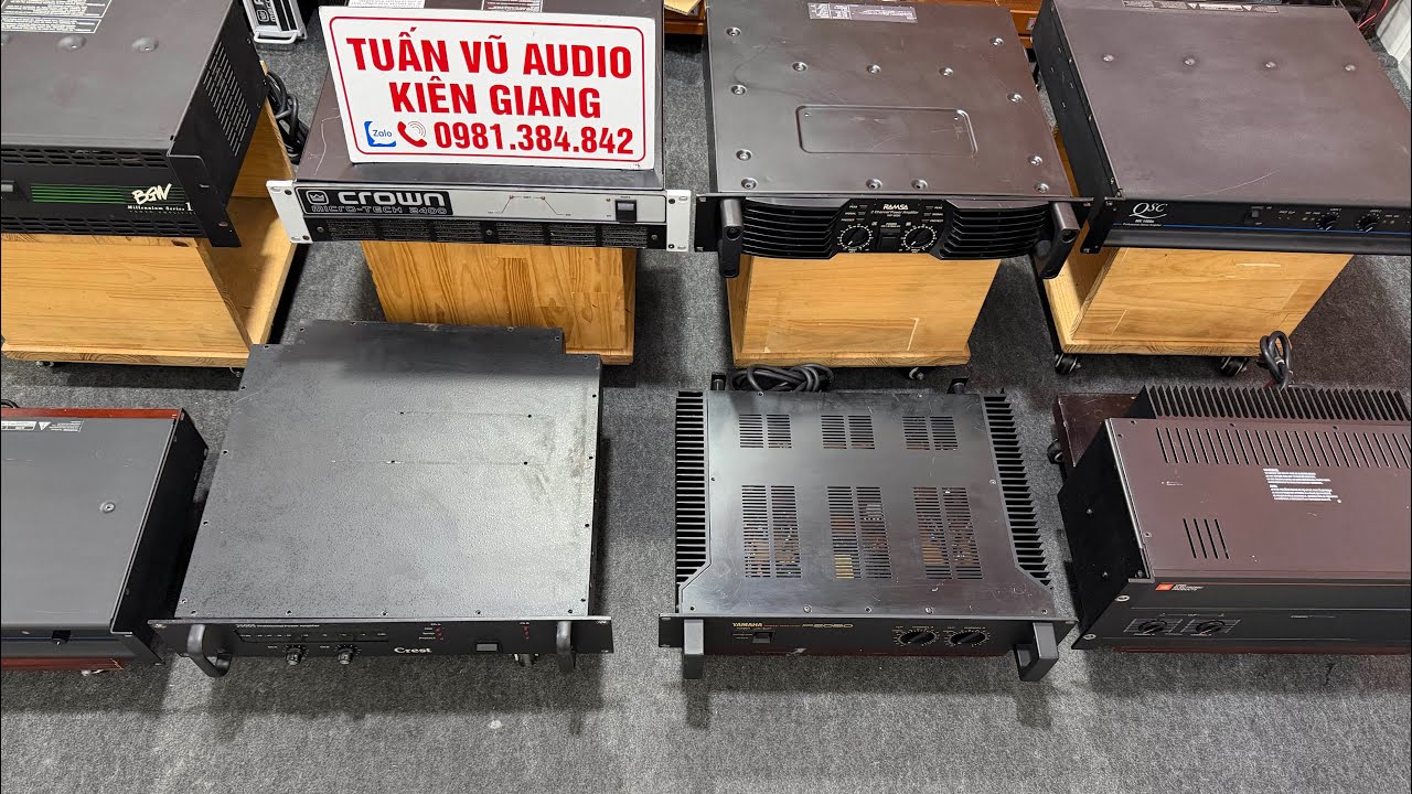 Em Về Đẩy Crown 2400 .Đẩy Ramsa 9600 .Đẩy JBL 6260 ,Đẩy QSC 700 .QSC 1500A ☎️0981384842