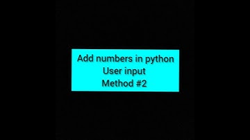Python program to add two numbers method#2 #shorts #coding #programming #coder