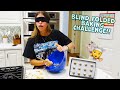 Blind Folded baking challenge!! Cook with Jayla!
