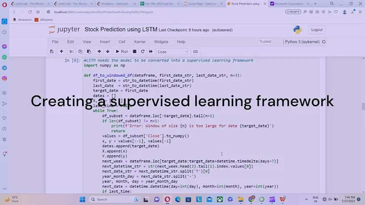 Stock Prediction using LSTM