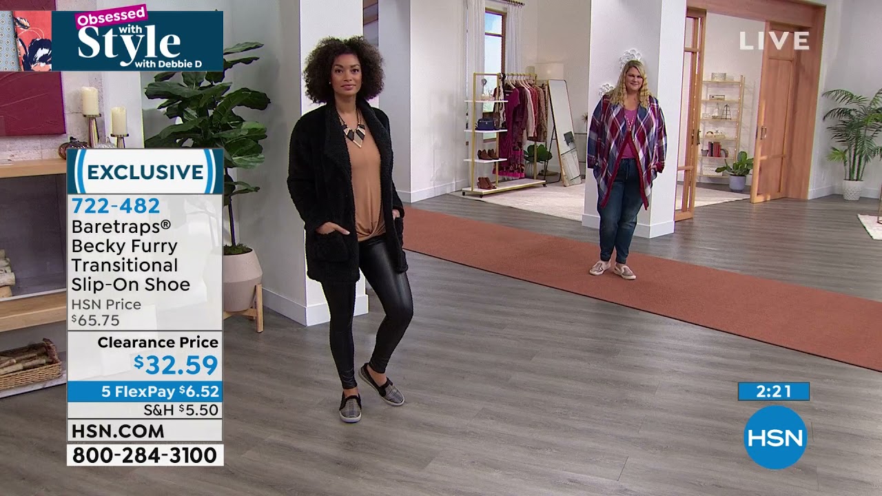 Baretraps Becky Furry Transitional SlipOn Shoe