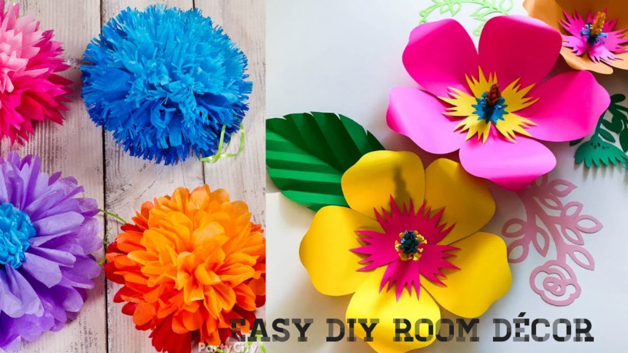 Diy Room Decor -EASY CRAFT IDEAS - YouTube