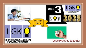 IGKO Class 3 | Full Preparation for 2025 Exam | GK Olympiad Questions & Answers for Kids