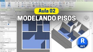 Como criar pisos no Revit - (Aula 02)