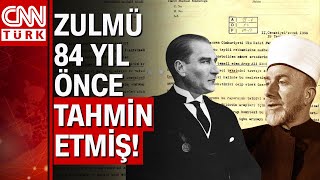 84 Yıl Önce Kudüs Büyük Müftüsü Nden Atatürk E Yazılan Kehanet Gibi Mektup